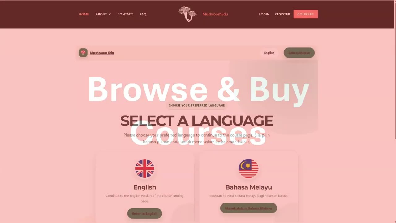 Как просматривать и покупать курсы на MushroomEdu.com