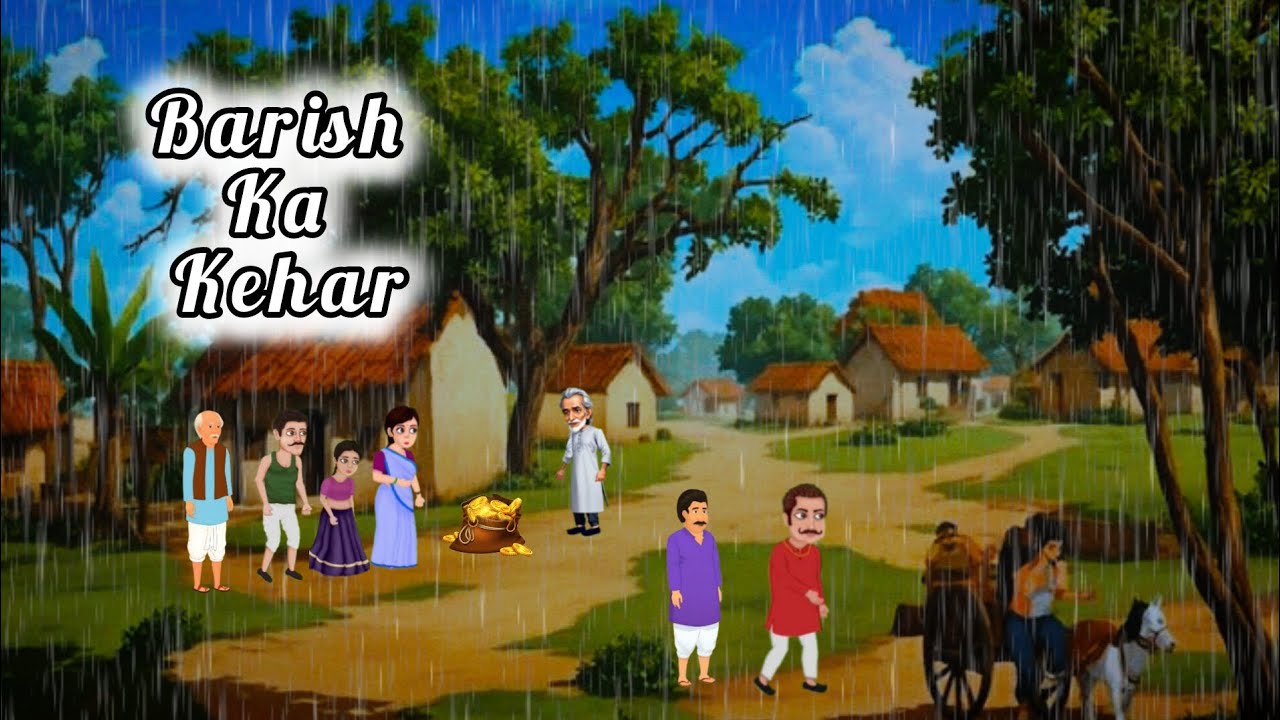 Barish Ka Kehar | Emotional Kahani | Gareeb Mazdoor Ki Zindagi | Hindi Moral Story @TuffyToons22