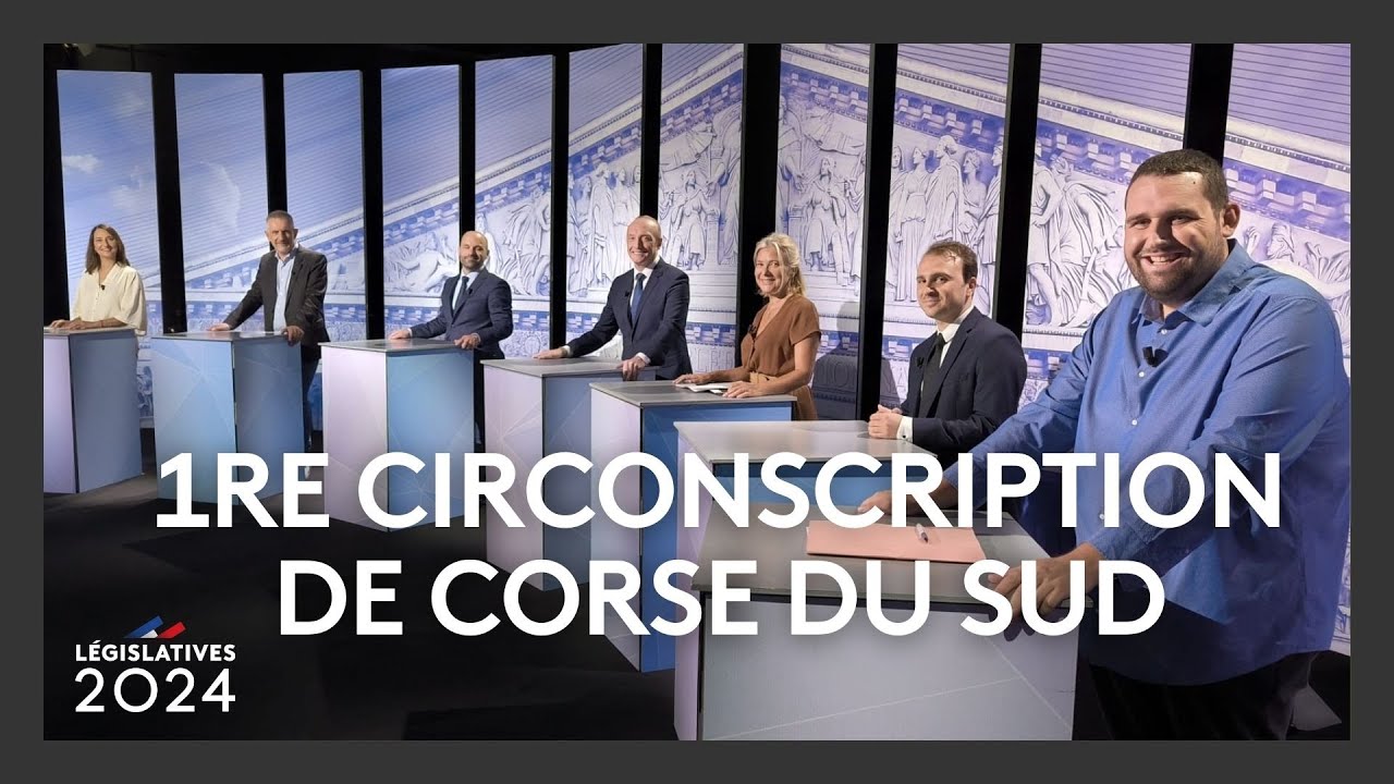 27 Juin 2024 : Débat de la  1re circonscription de Corse du Sud.