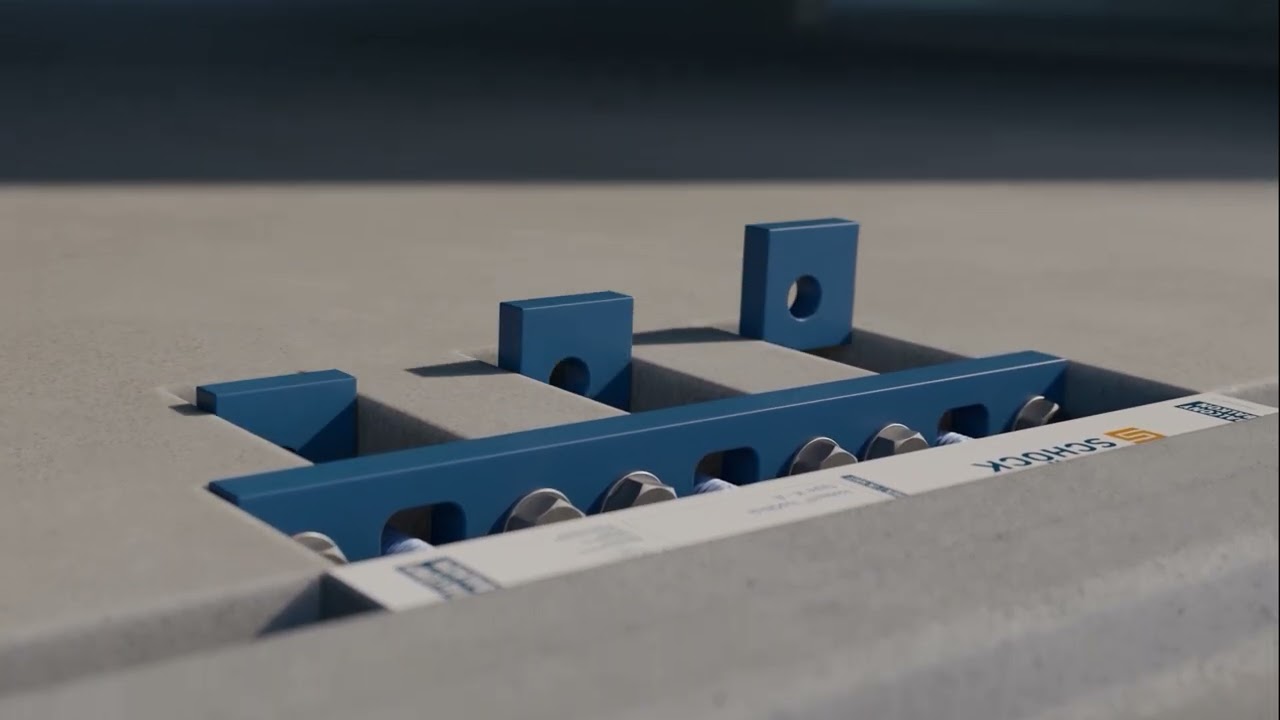 Schöck Isokorb® IQ – Anbringen Fertigteilbalkon auf Baustelle