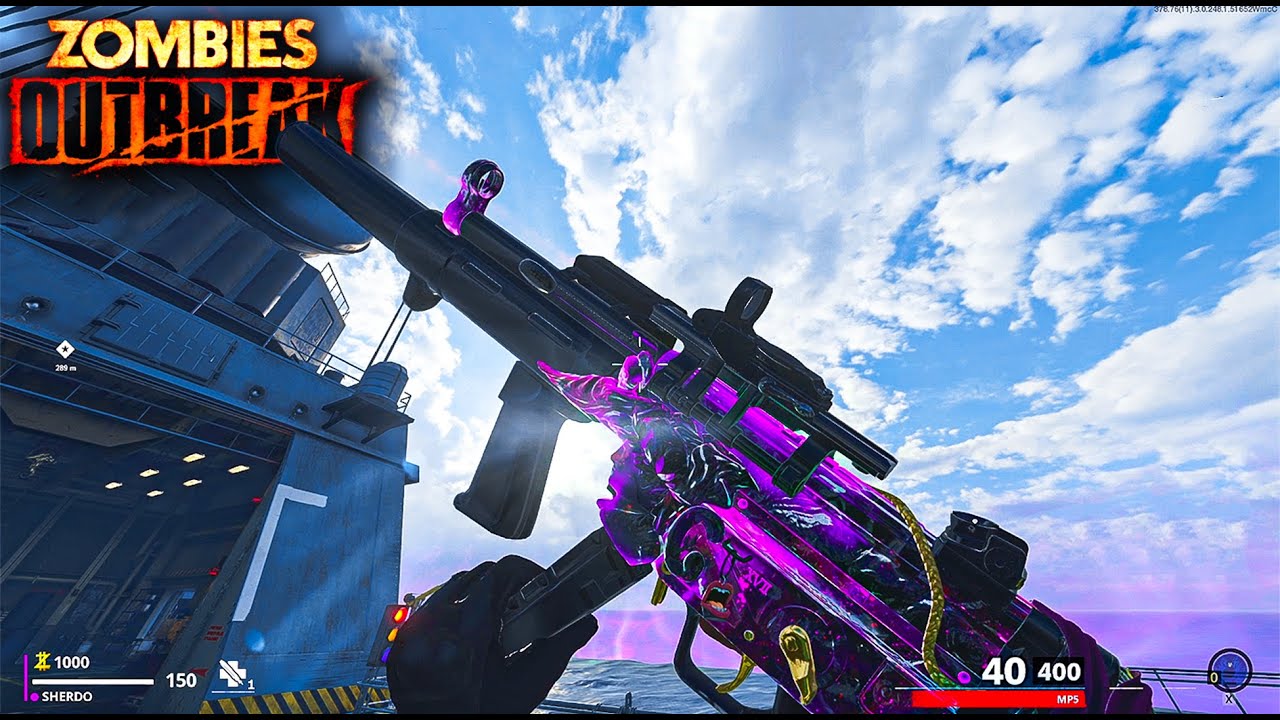 COD: Cold War Zombies | Solo Outbreak Gameplay With MP5 (No Commentary)