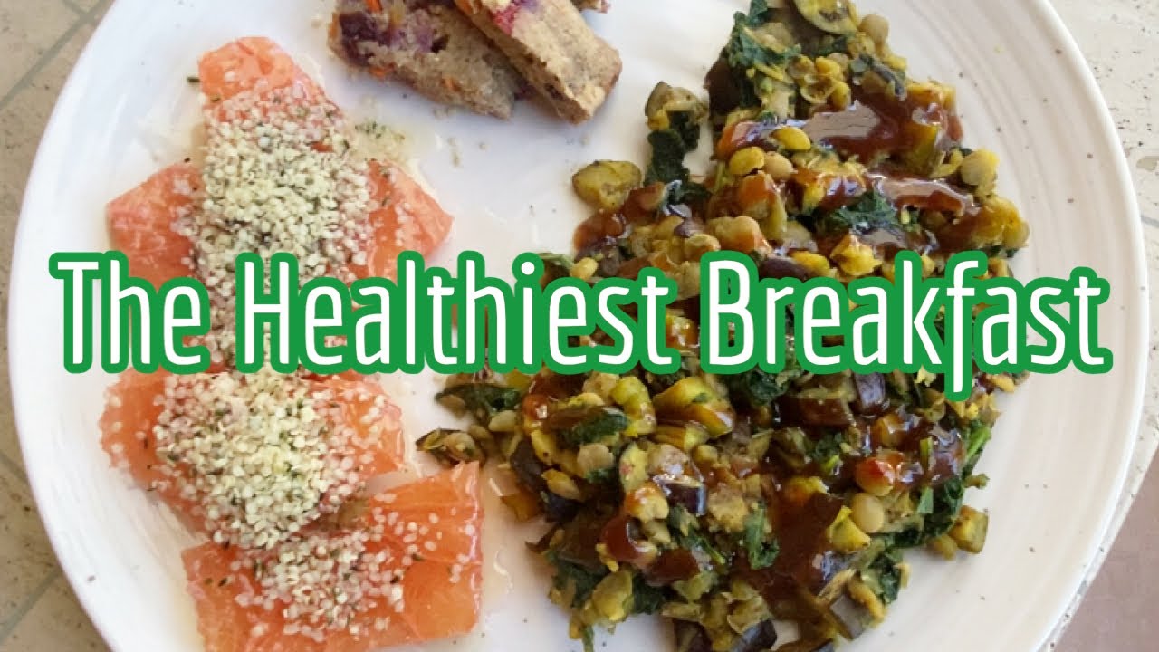 THE HEALTHIEST BREAKFAST | VEGETABLE HASH WITH LENTILS