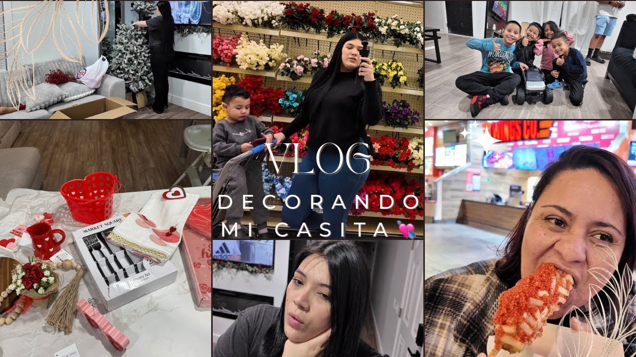 ME ENFERME 🥺//BYE🎄// Decorando de SAN VALENTINES 💘