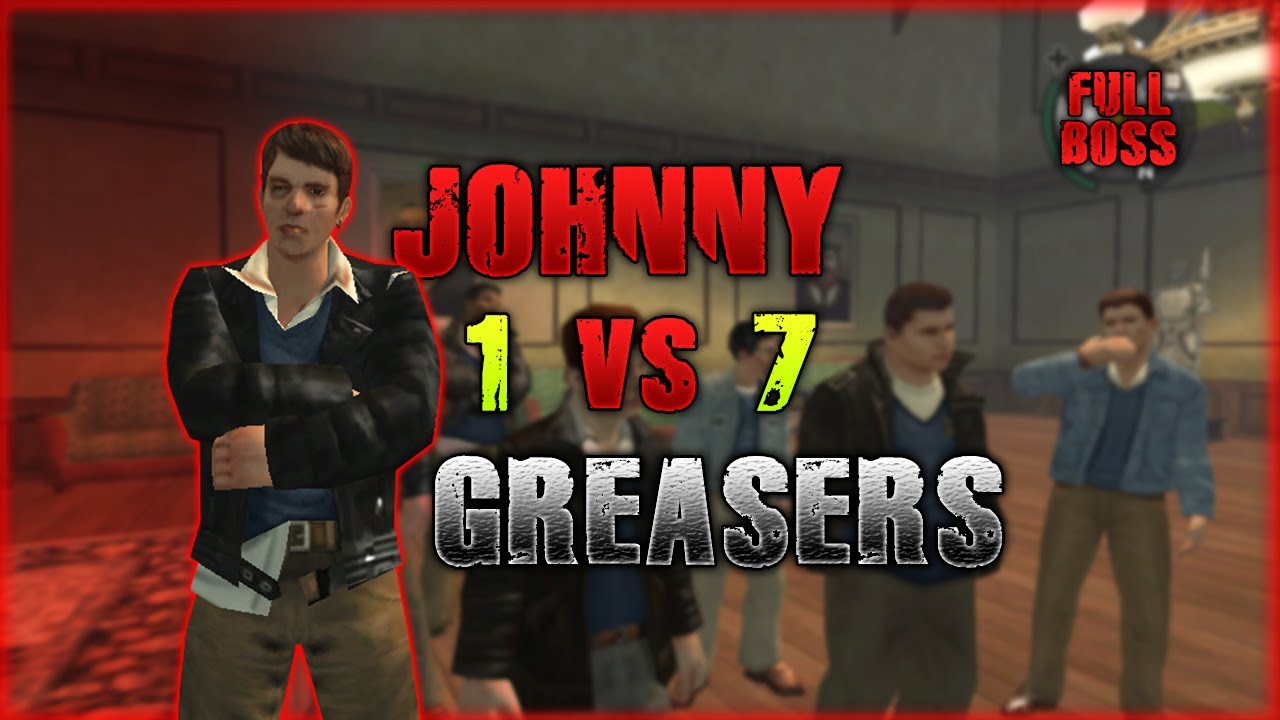 Bully SE: Johnny Vincent (Full Boss) VS Greasers