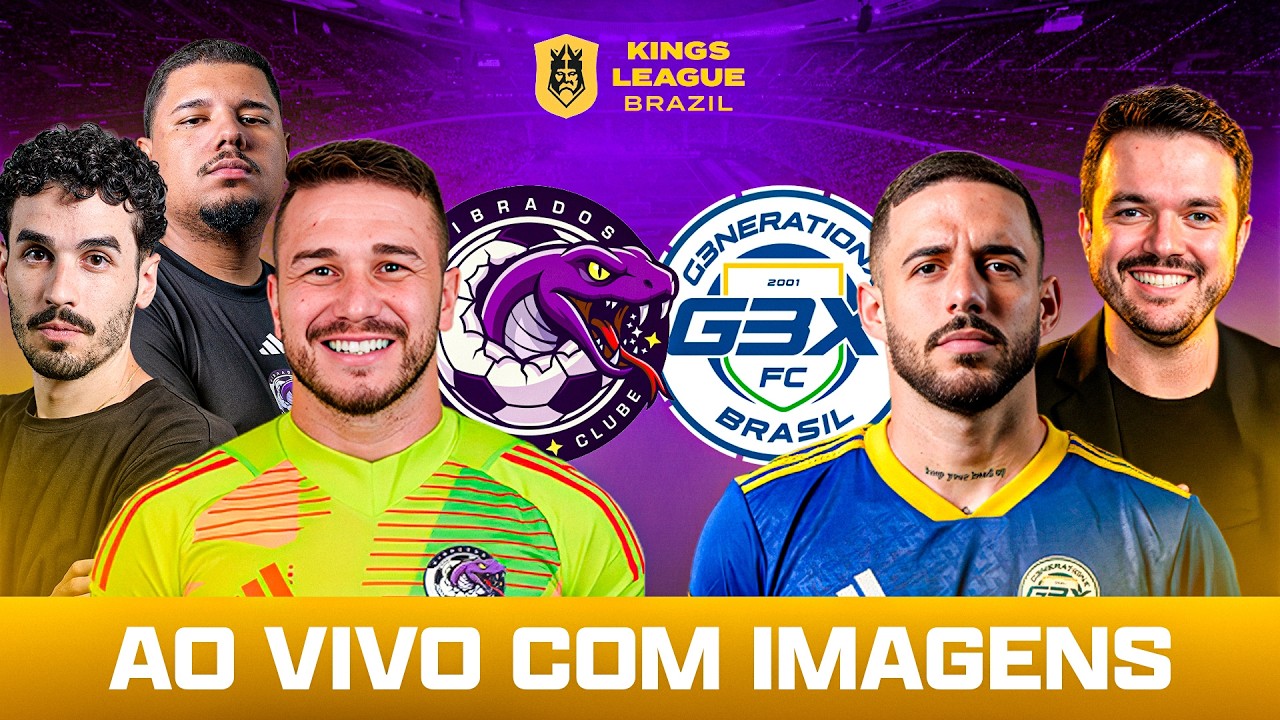 KINGS LEAGUE BRASIL - RODADA 3 | SPLIT 2 | TODOS OS JOGOS  | AO VIVO E COM IMAGENS