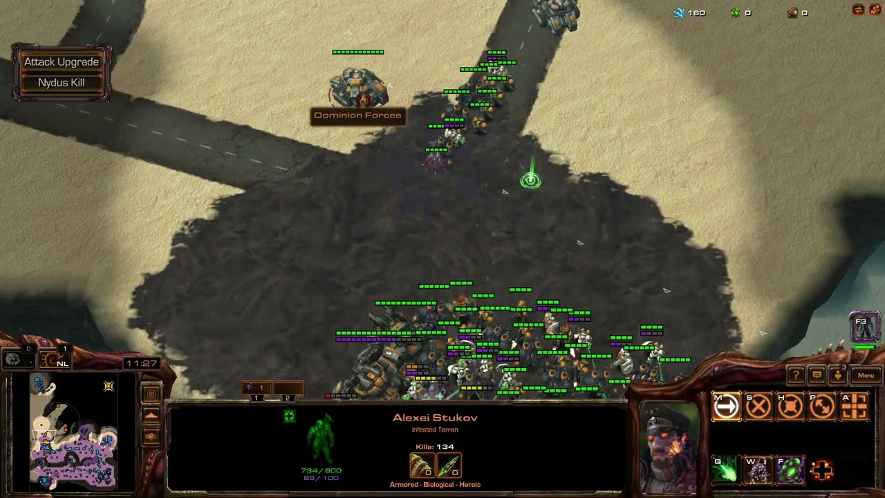 Starcraft 2 Arcade Map Stukov Man or Monster Solo #7