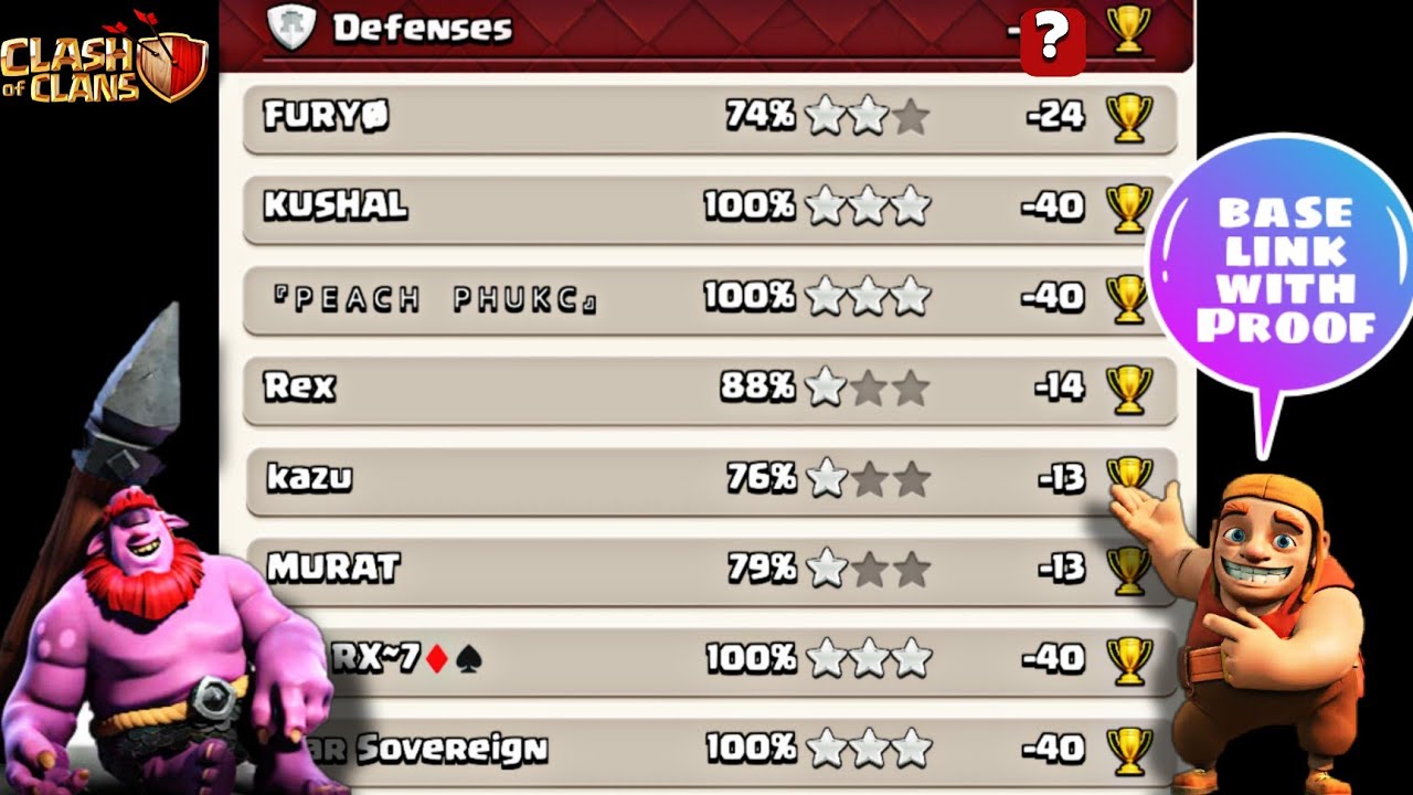 Legend League Base Link 🔥 Zap Thrower Strategy 🔴 live Attacks 🔴 February season 