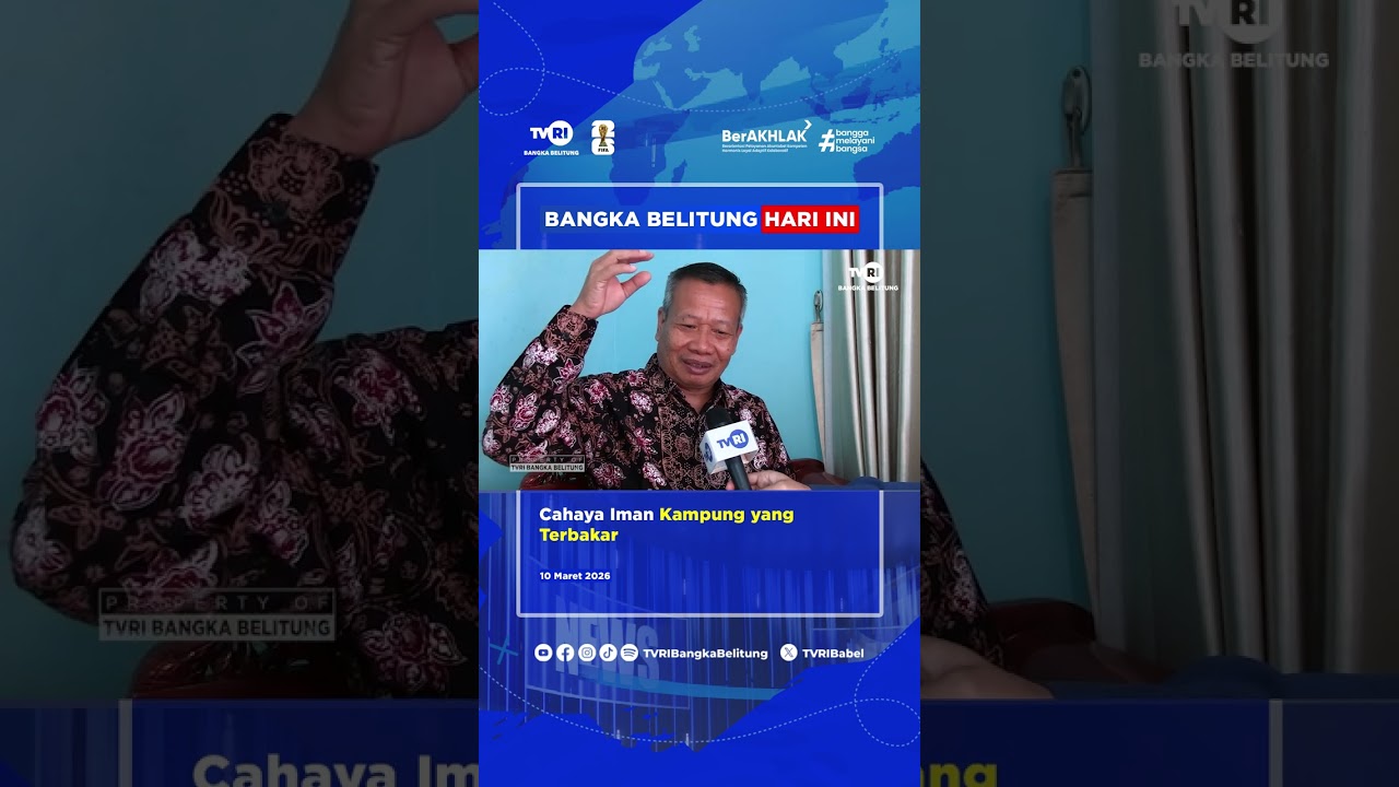 Cahaya Iman Kampung yang Terbakar