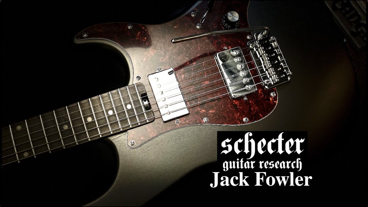 A new finish!! The Schecter Jack Fowler Traditional  Black Pearl
