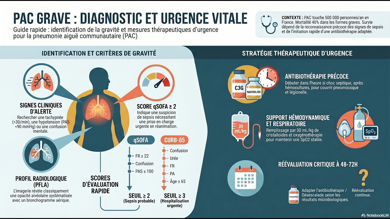 La pneumonie aigu&ecirc; communautaire Ma&icirc;trise PAC Grave 154