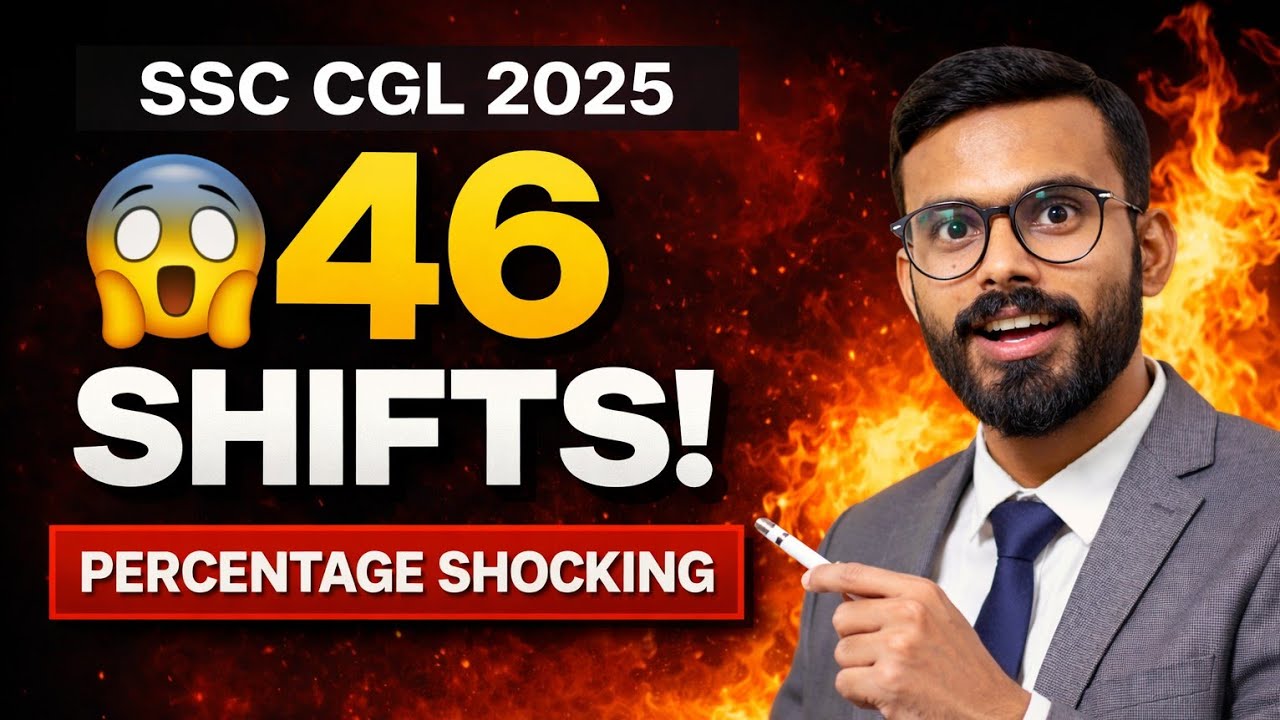 GOOD BYE MATHS 😱 | Percentage Complete Chapter | 46 Shifts ka Nichod | SSC CGL 2025 Maths|Sanjay sir