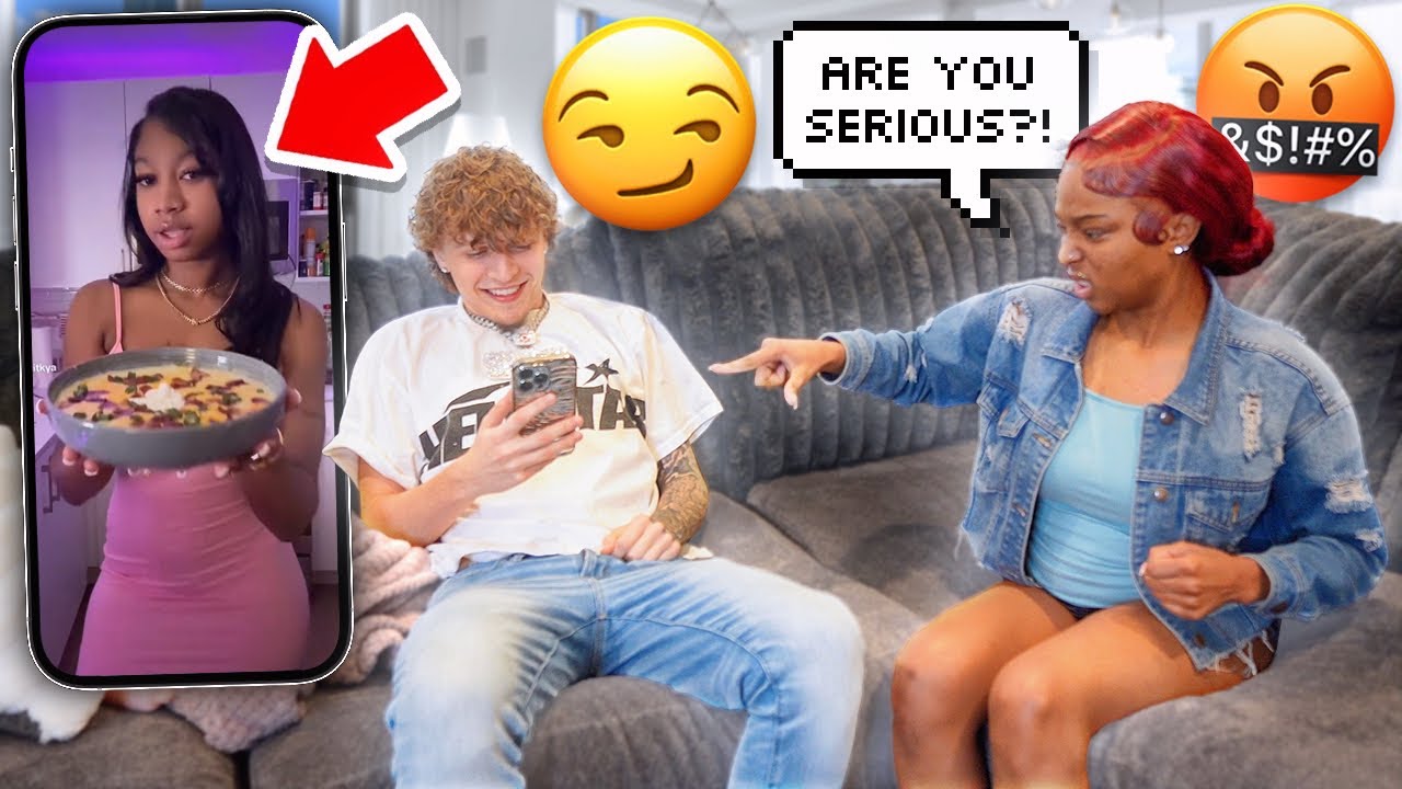 COOKINGWITHKYA PRANK ON MY GIRLFRIEND!😳 *GETS HEATED*