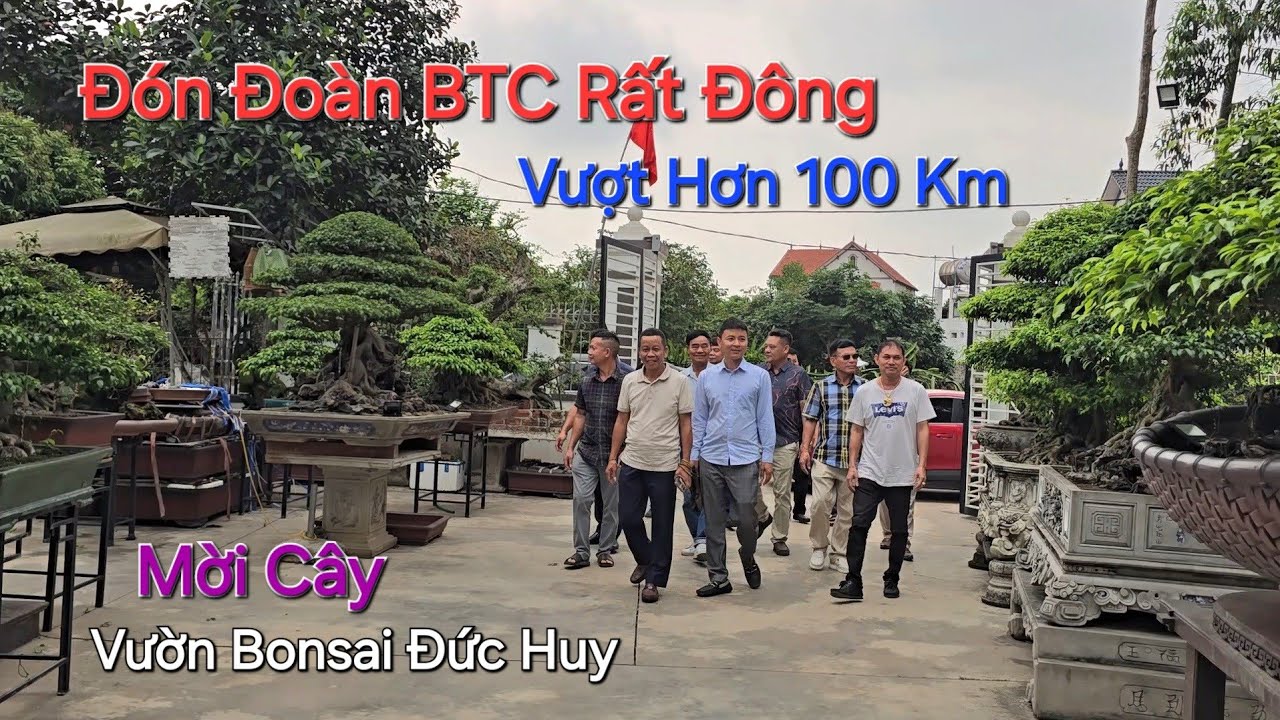 Đo&agrave;n BTC TRIỂN L&Atilde;M NV Y&Ecirc;N TUYẾT vượt Hơn 100 Km l&ecirc;n vườn ĐỨC HUY mời C&acirc;y - N..ổ C&acirc;y Ph&uacute;t Cuối .