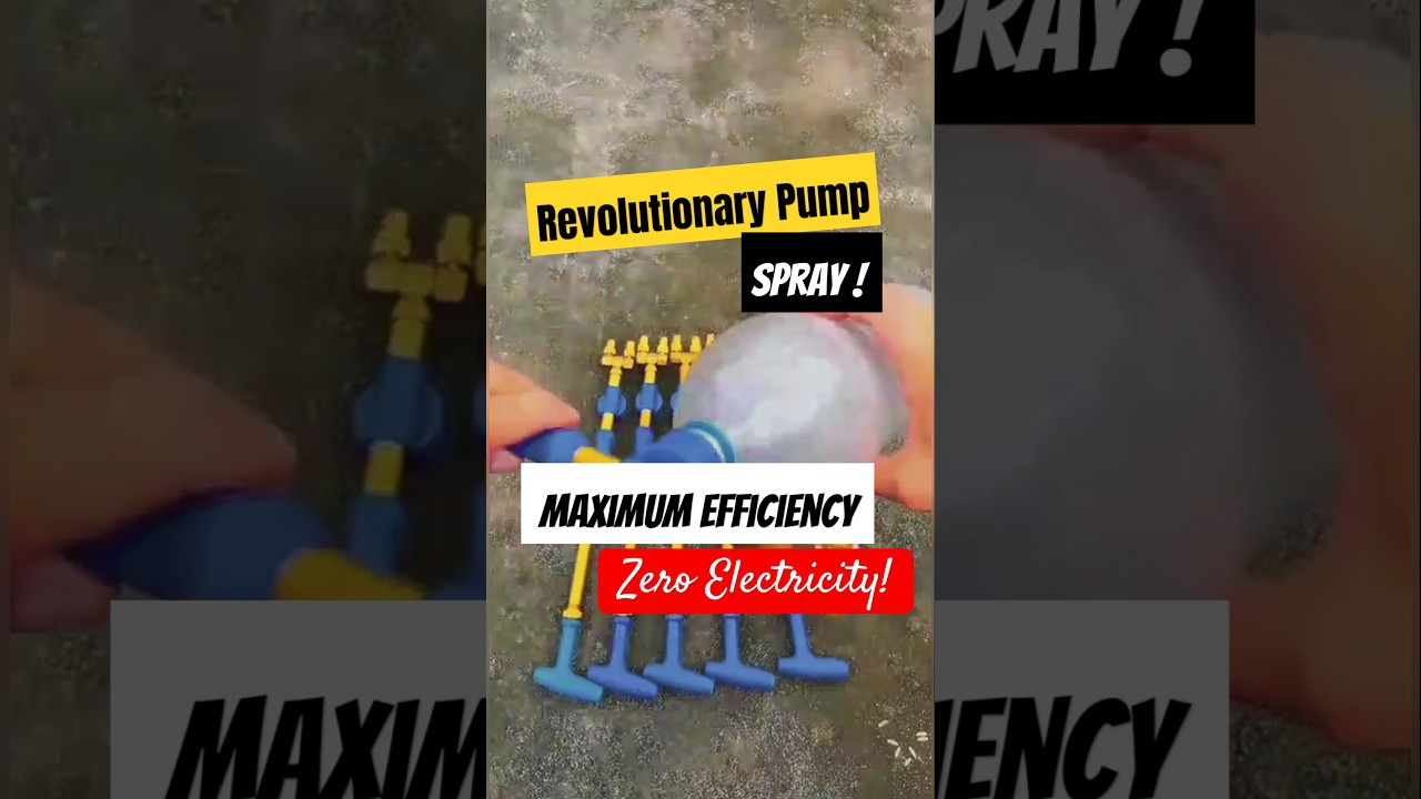 Super Spray Power! Transform Any Bottle into a High-Pressure Sprayer!