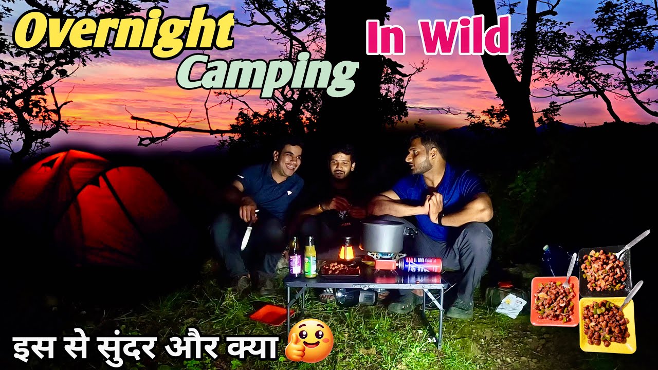 Group Camping In Forest Of Uttarakhand | Overnight Camping In Uttarakhand | Forest Camping In India