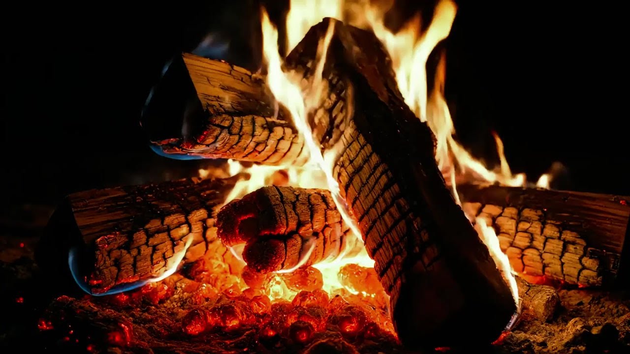 Calm Fireplace Ambience for Focused Work