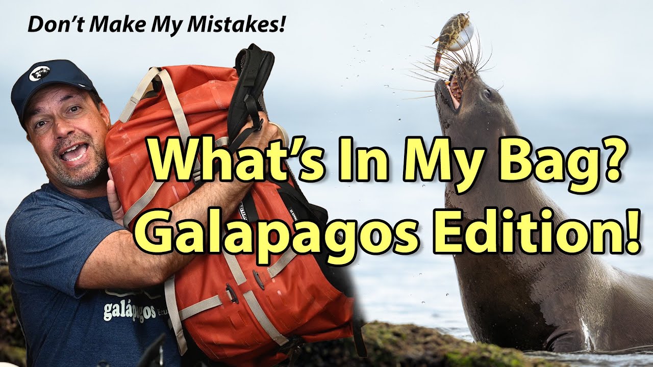 What's In My Bag? Galapagos Edition!