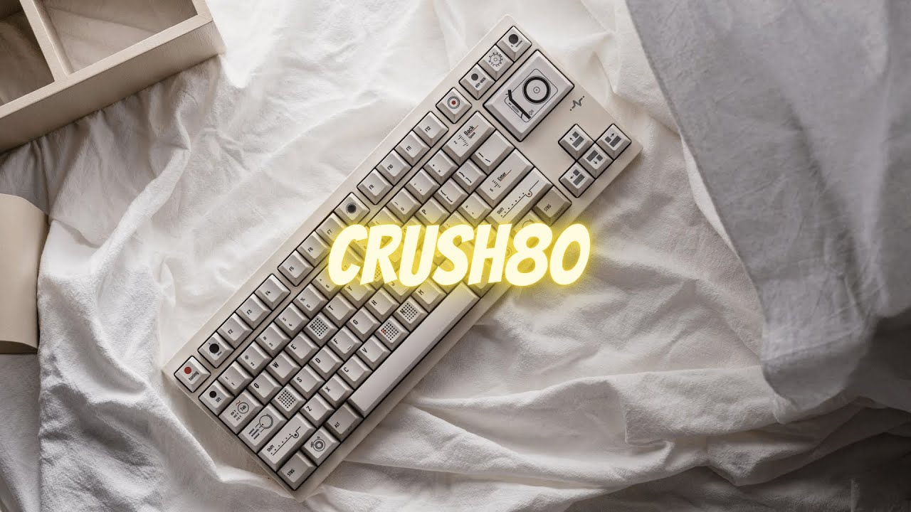 Crush80 - Unbox & sound test No LED, RGB version
