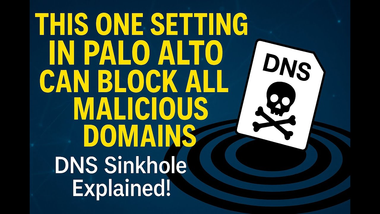 🔒 How to Configure DNS Sinkhole in Palo Alto | Stop Malware with DNS Sinkhole