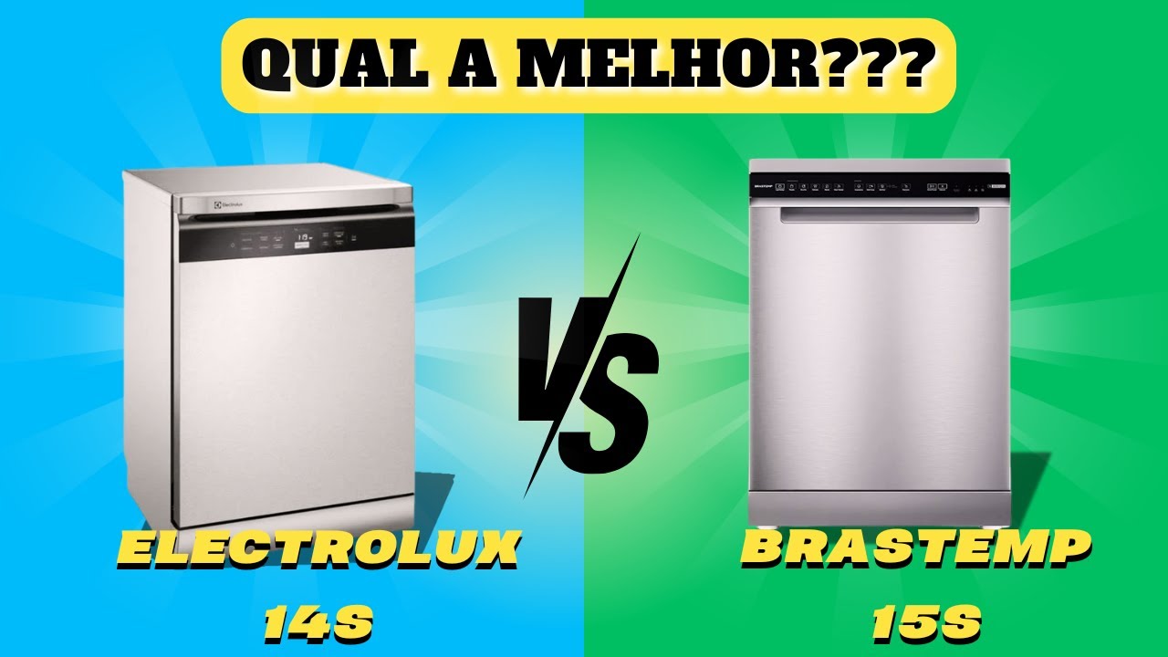 Lava Louça ELECTROLUX 14s vs BRASTEMP 15s: 🤔Qual é a MELHOR p/ Comprar?