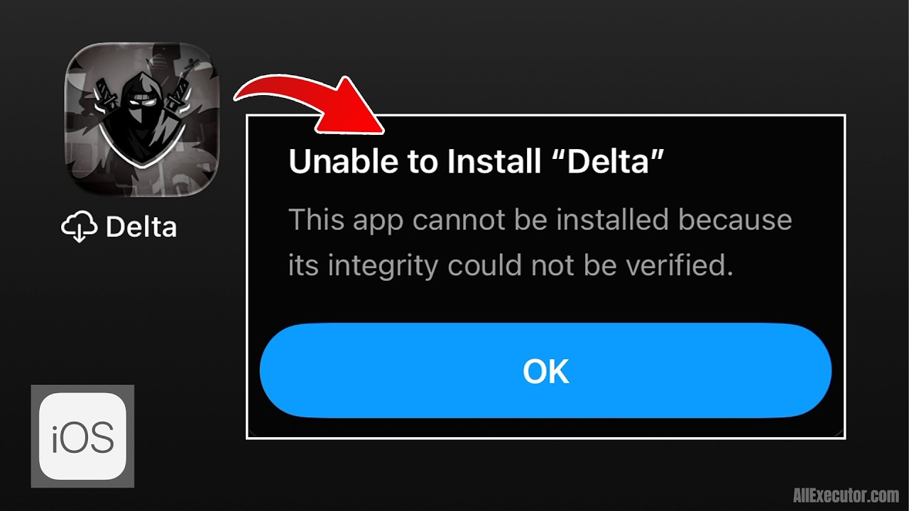 Не удается установить &laquo;Delta&raquo;: приложение невозможно установить, так как его целостность не удало...
