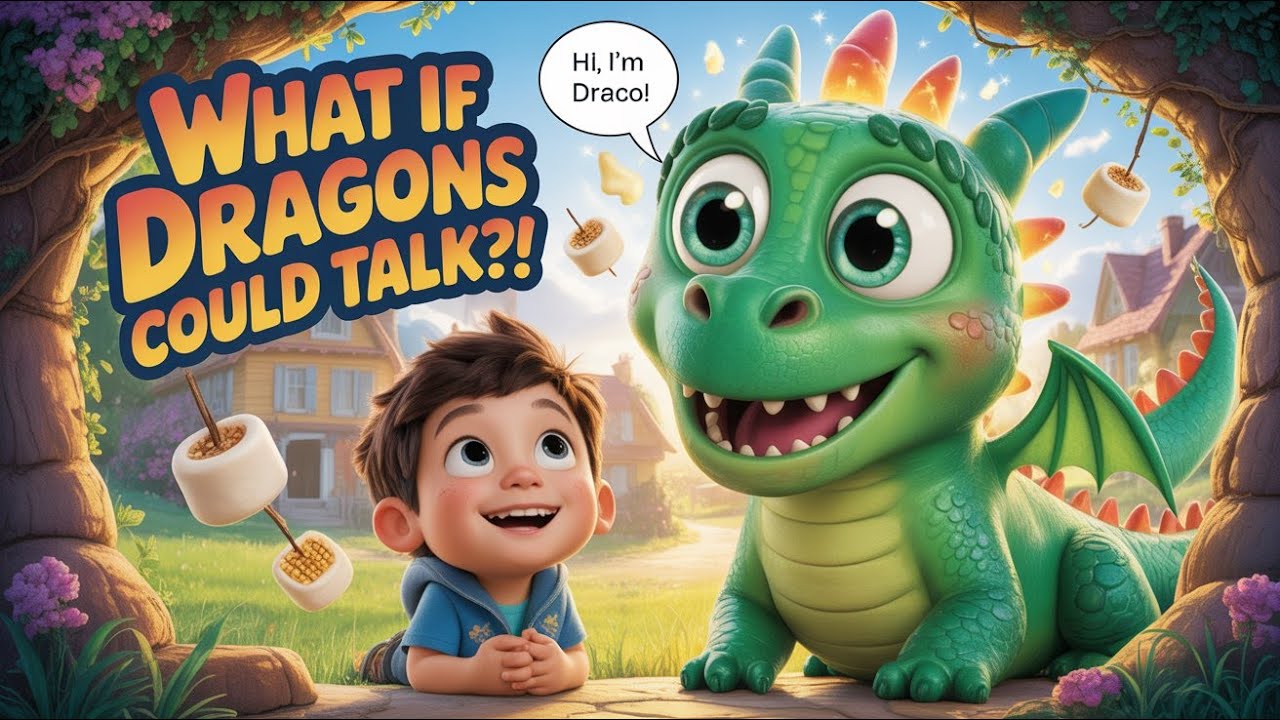 What If Dragons Could Talk? 🐉 | Funny Talking Dragon Story for Kids