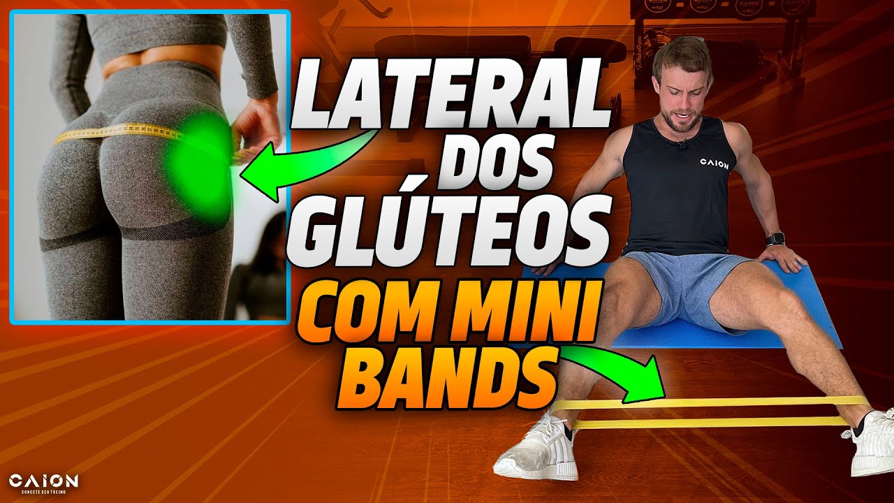 Exercício para arredondar os glúteos com mini band