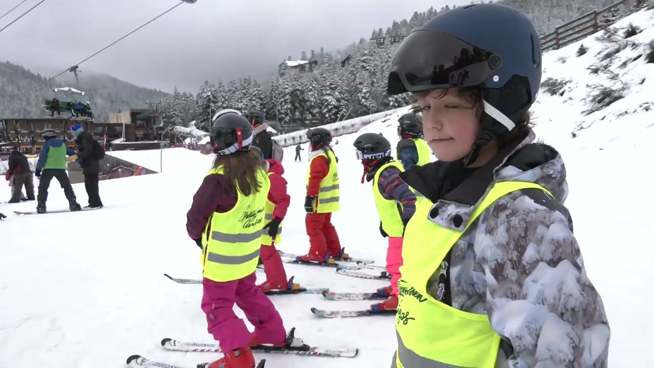 Les petits Limougeauds sur les pistes du Lioran