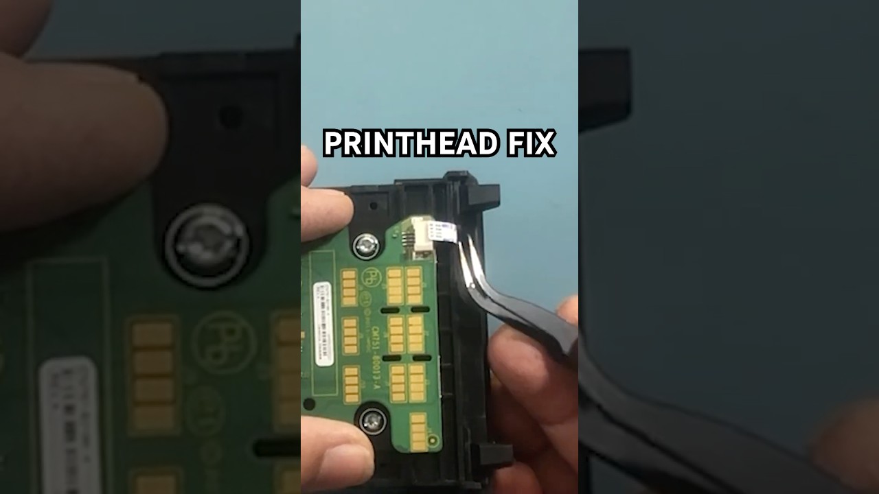 Printhead Not Detected Fix  #howto #hpprinter #printhead