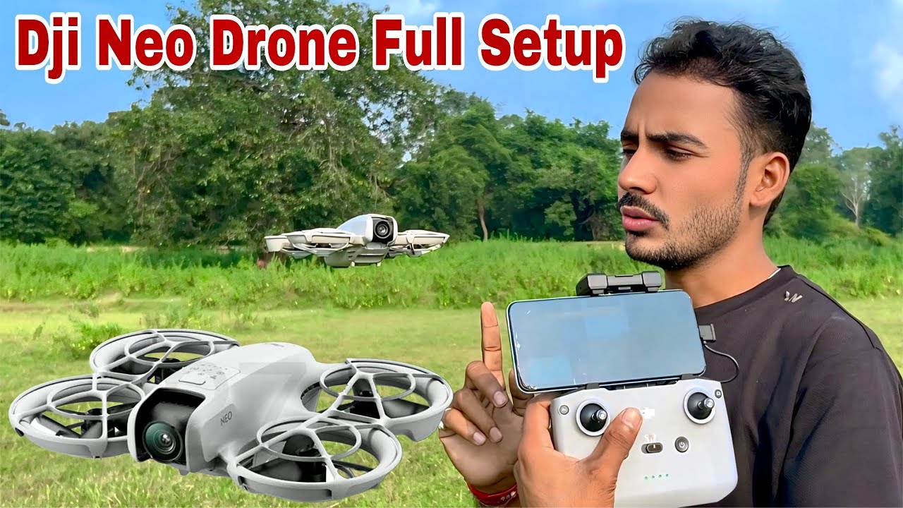 How to Setup And Fly DJI Neo 4k Drone |dji neo drone full setup 