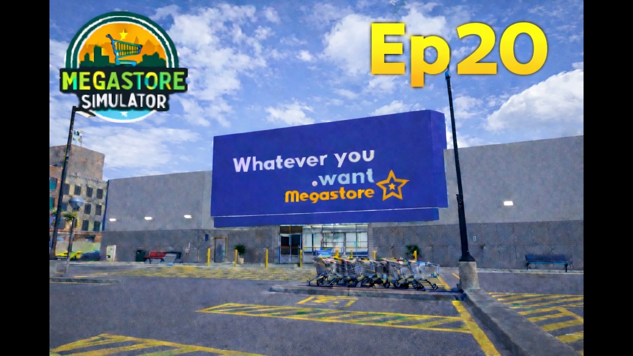 Moving the clothes department upstairs! Megastore Simulator (No Commentary)