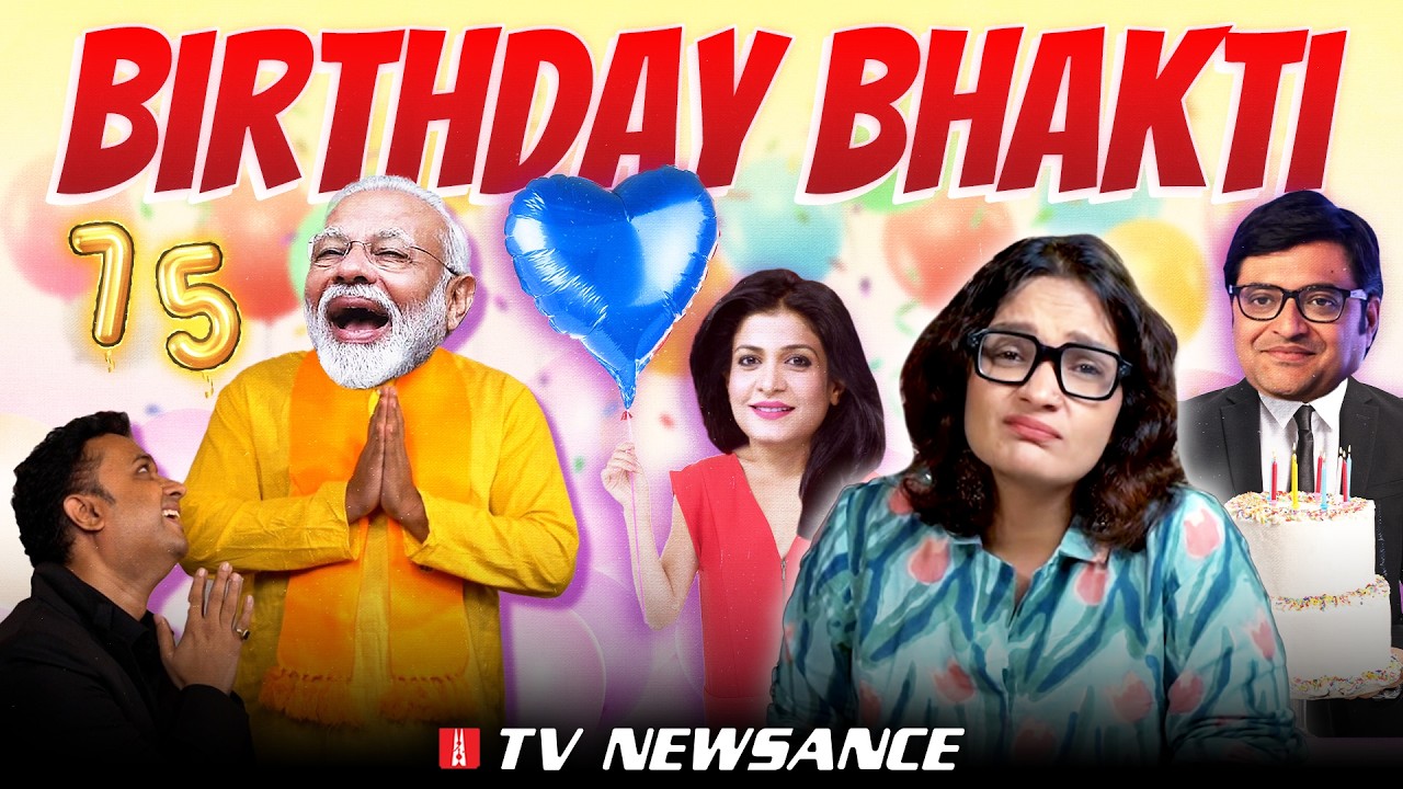 North Korean Vibes: How Indian Media Celebrated Modi’s 75th Birthday | TV Newsance 314