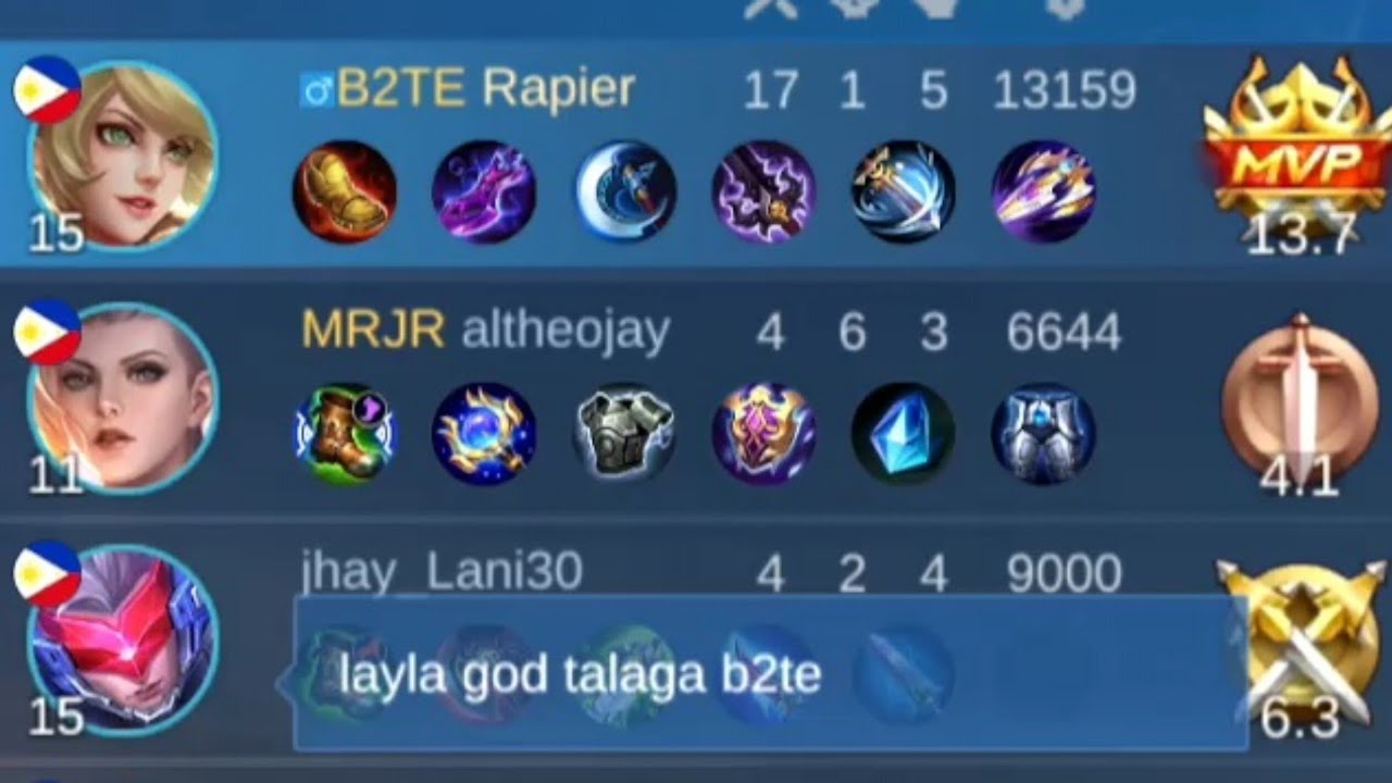 Layla God Talaga si B2TE