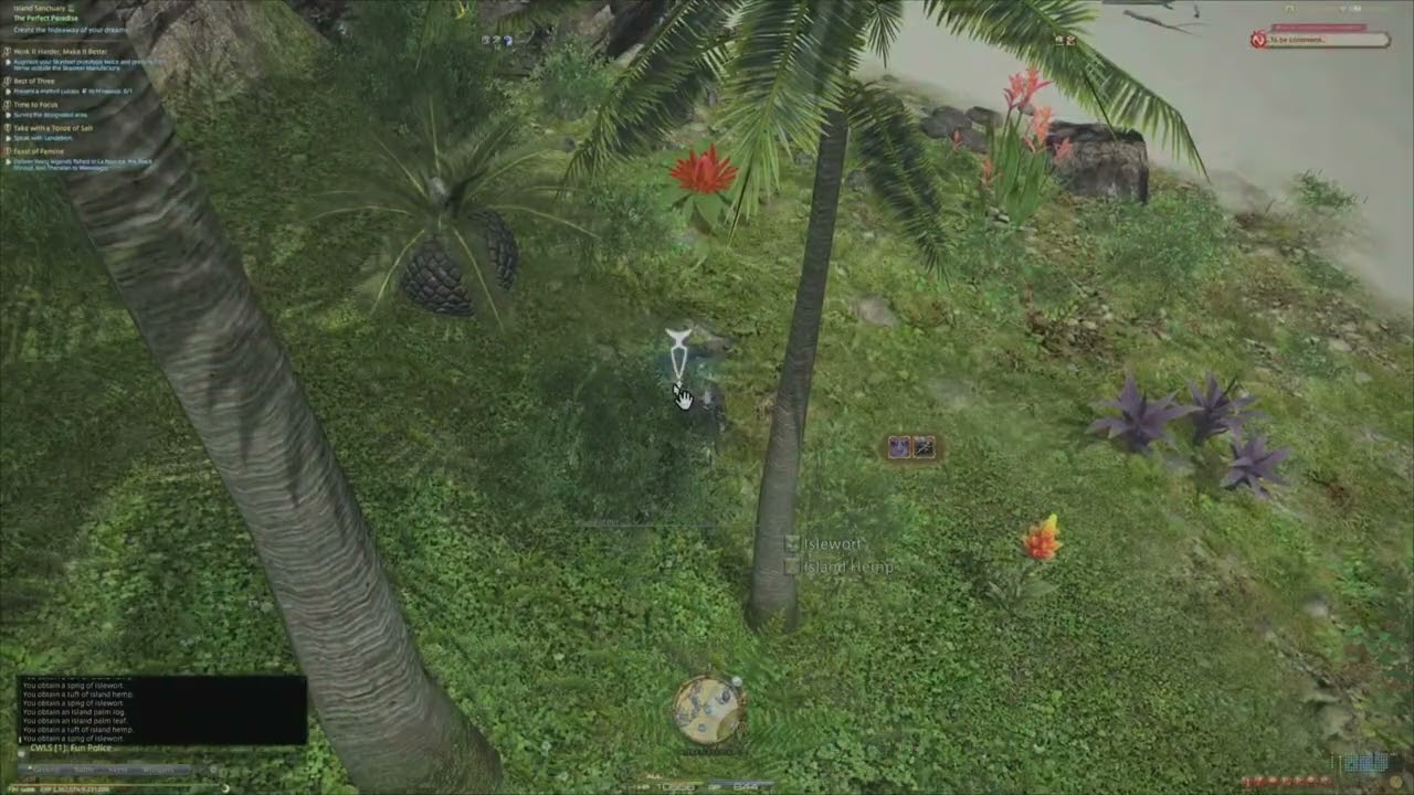Island Sanctuary - Island Hemp & Palm Log