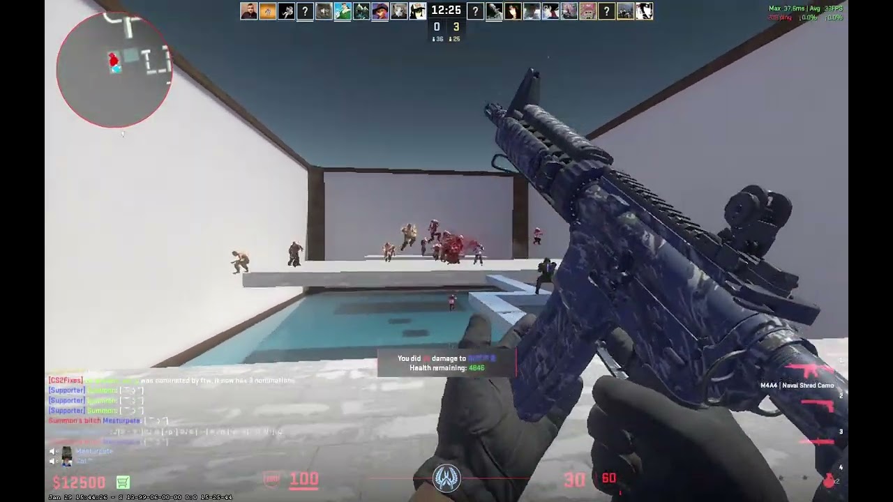 Cs2 zombie escape ze_surf_vortex_p on GFL server (Basic Laser epic)