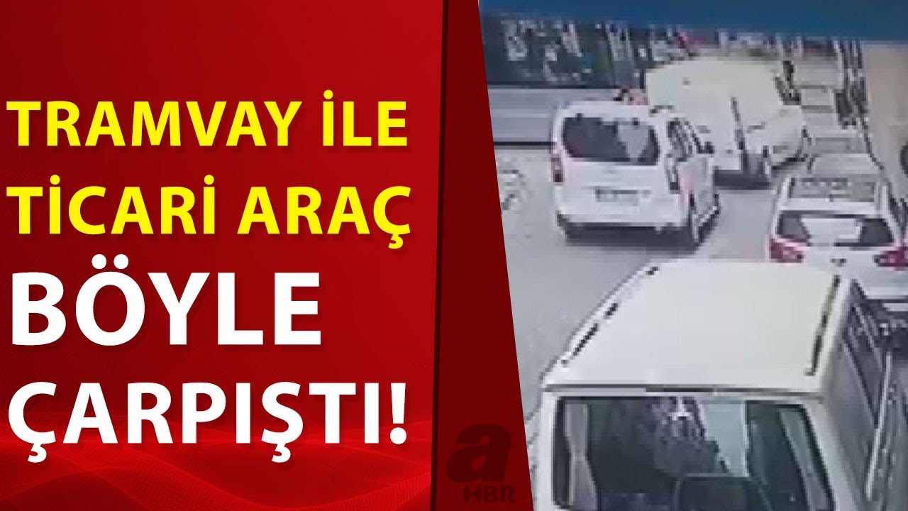 İstanbul'daki tramvay kazası kamerada! | A Haber