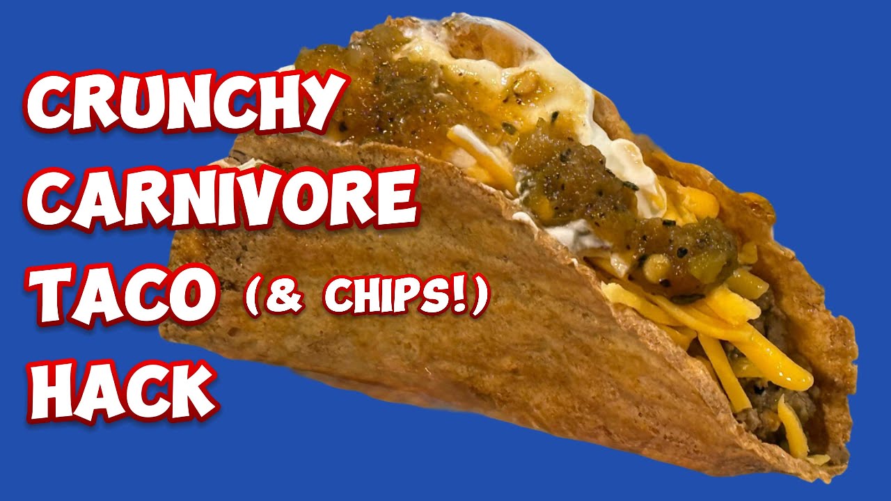 🔥 🌮 The CRISPIEST CARNIVORE & KETO Taco Shells & Chips | MAX CRUNCH - NO CHEESE! 🔥 🌮 FAST & EASY!
