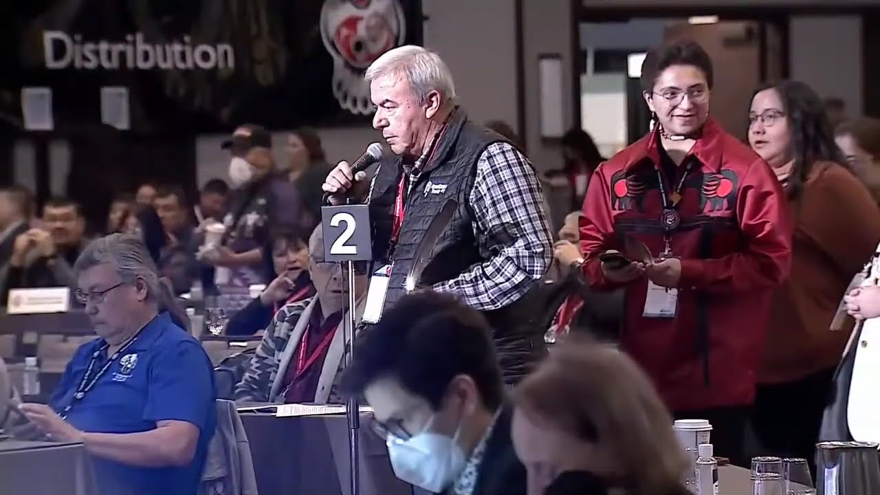 Conservative Party leader and NDP leader appear in front of AFN | APTN News