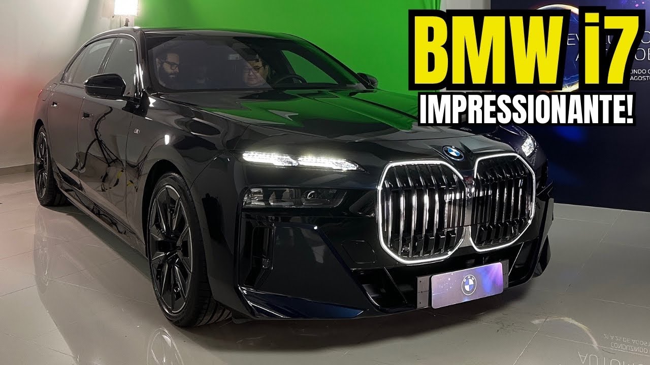 NOVO BMW i7 - TEM TV DE 31” E BANCO DA PRIMEIRA CLASSE DA EMIRATES