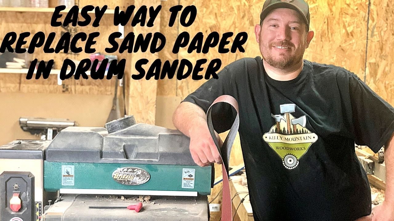 How To Replace The Sandpaper On Your Grizzly Drum Sander