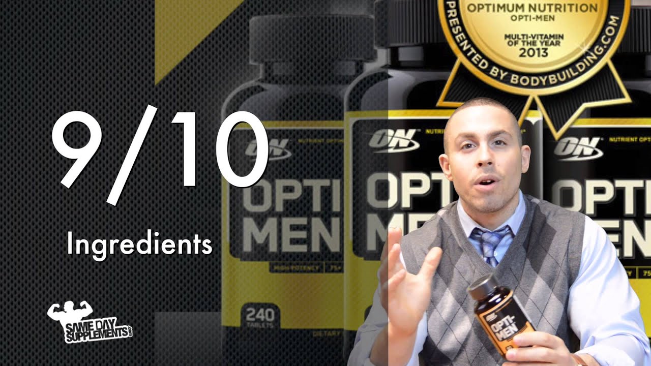 Opti-Men by Optimum Nutrition Review Vitamins/ Minerals