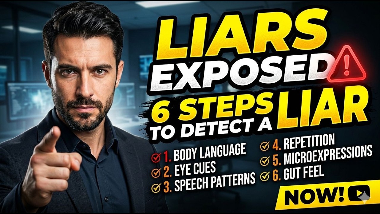 Liars Exposed: 6 Psychological Strategies to Detect a lair