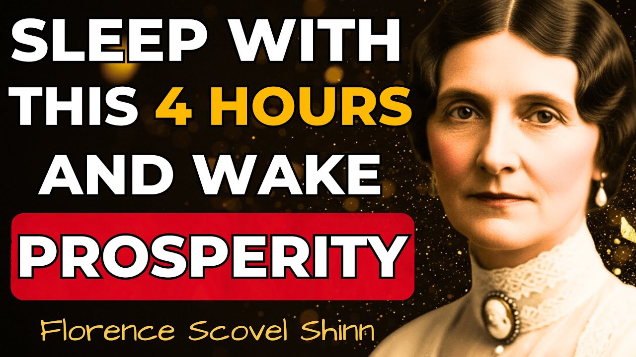 SLEEP WITH THIS 4 HOURS AND COMMAND WEALTH INTO YOUR LIFE | FLORENCE SCOVEL SHINN