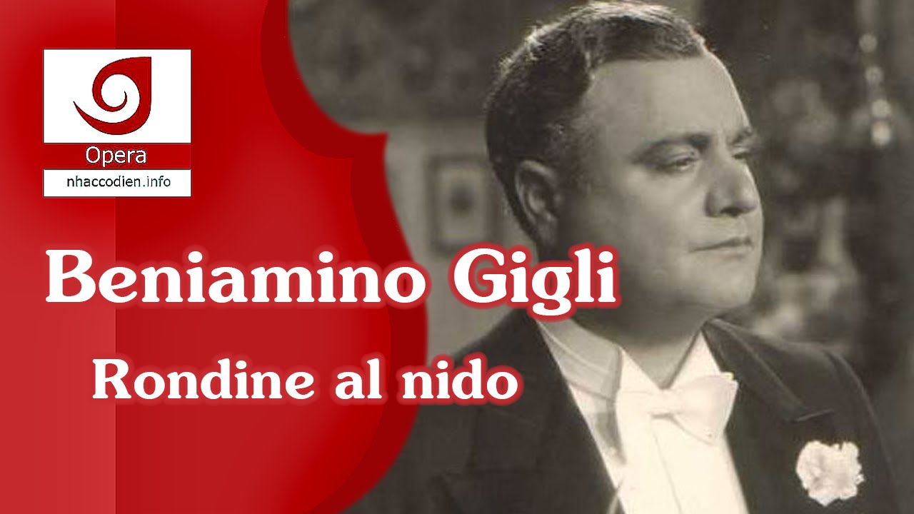[Beniamino Gigli] Rondine al nido