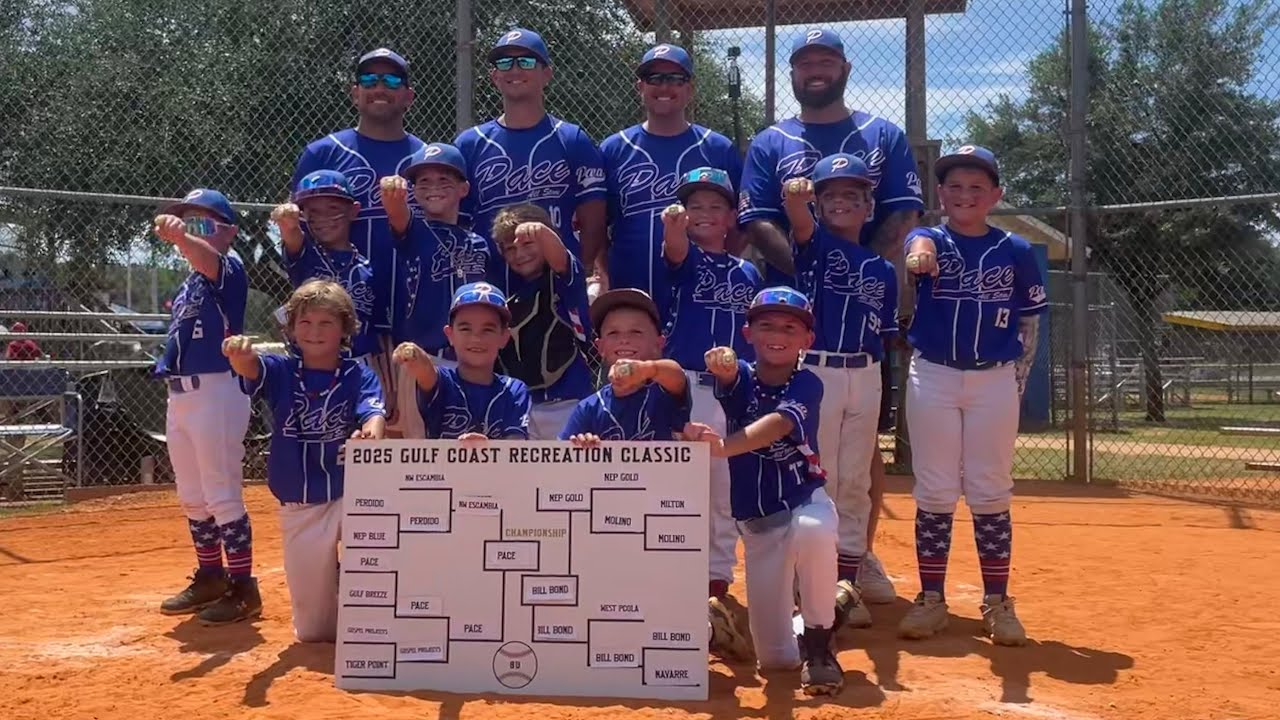 PARA 8U Gulf Coast Recreation Classic Champions