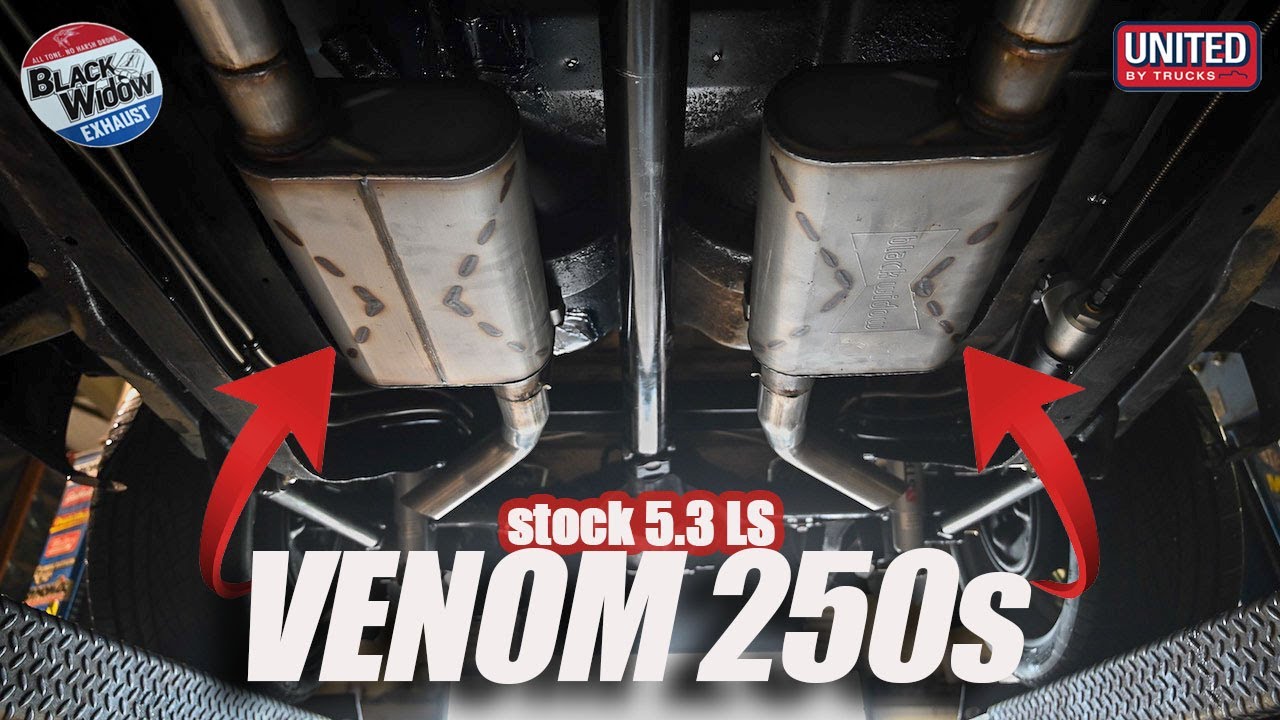 BLACK WIDOW VENOM 250S НА НАШЕМ ПИДЖАКТЕ SQUAREBODY С LS-POWERE