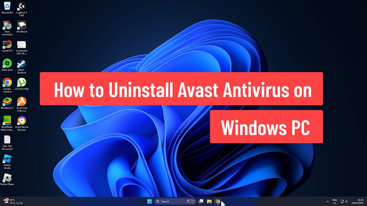 How to Uninstall Avast Antivirus on Windows PC (2025)