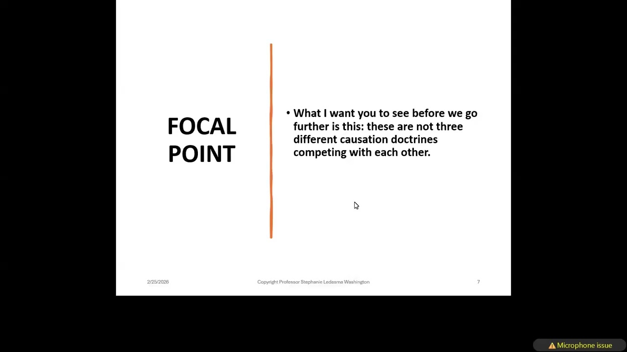 Actual Causation Video 2- Restatement Third of Torts 28