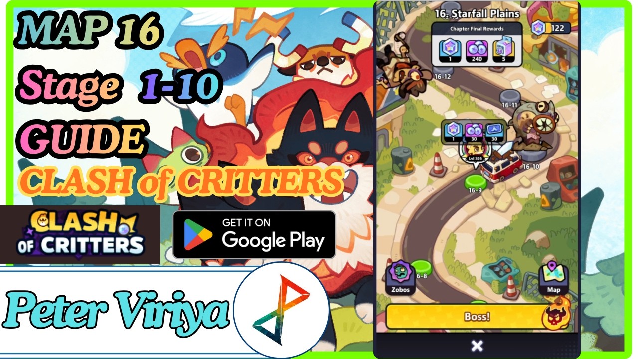 Map 16 Stage 1 - 10 Clash of Critters - Clash of Critters Indonesia #clashofcritters