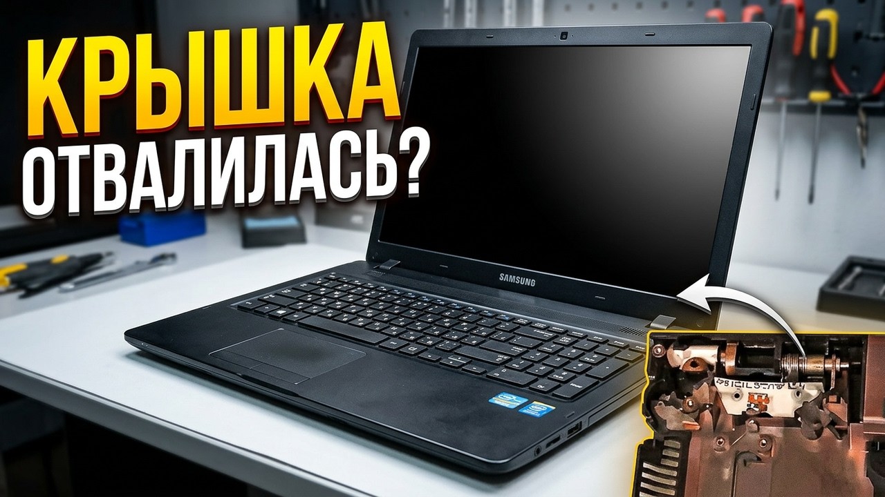ЕСЛИ ОТЛОМАЛАСЬ КРЫШКА НОУТБУКА